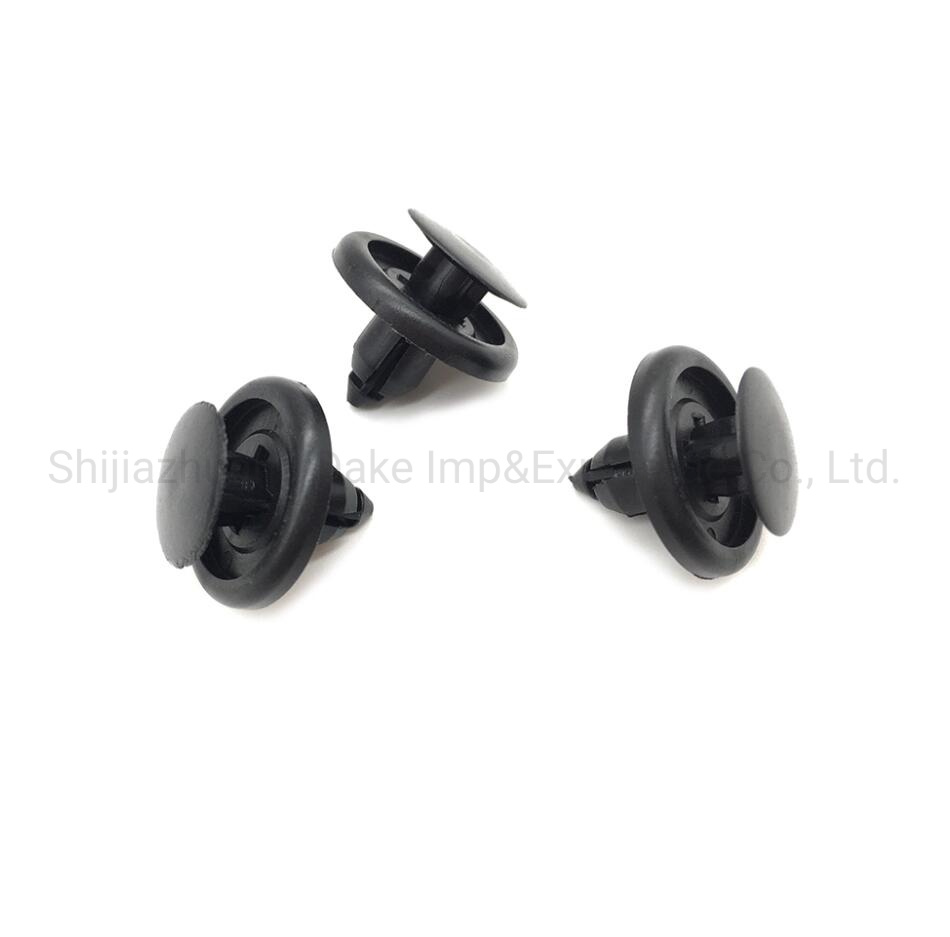 Black Nylon Push Expansion Buckle Clips and Car Fastener and Auto Rivets Used on Car